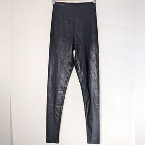 Naked Wardrobe Faux Leather Leggings